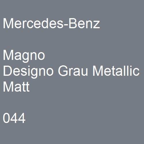 Mercedes-Benz, Magno Designo Grau Metallic Matt, 044.